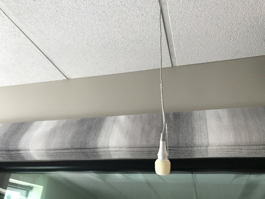 Figure 6 Ceiling mounted microphone