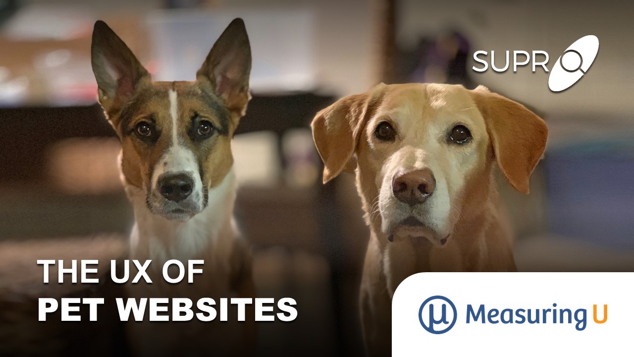 The UX of Pet Websites – MeasuringU