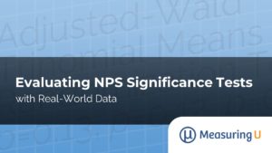 Evaluating NPS Significance Tests with Real-World Data