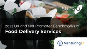 Feature ux and net promoter benchmarks food delivery 033121