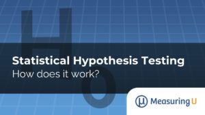 how hypothesis testing works