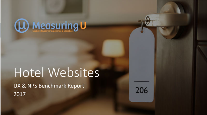 UX & Net Promoter Benchmark Report for Hotel Websites (2017)
