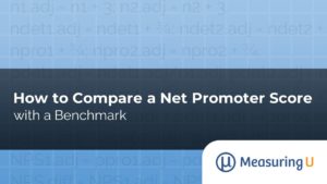 How to Compare a Net Promoter Score with a Benchmark
