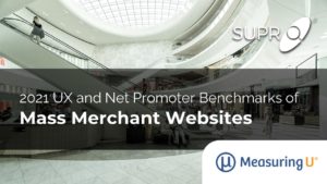 UX and Net Promoter Benchmarks of Mass Merchant Websites