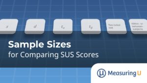 Sample Sizes for Comparing SUS Scores