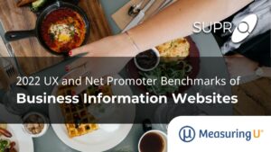 UX and NPS Benchmarks of Business Information Websites (2022)