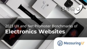 UX and NPS Benchmarks of Electronics Websites (2023)