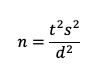 basic sample size formula for a within-subjects study