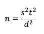 basic sample size formula for confidence intervals