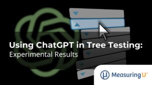 Feature image with ChatGPT logomark and tree test structure illustration