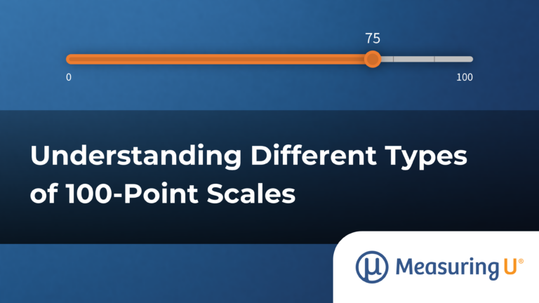 Understanding Different Types of 100-Point Scales – MeasuringU