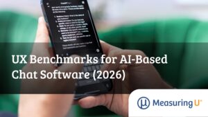 Feature image showing a person holding a smartphone and using AI chat software